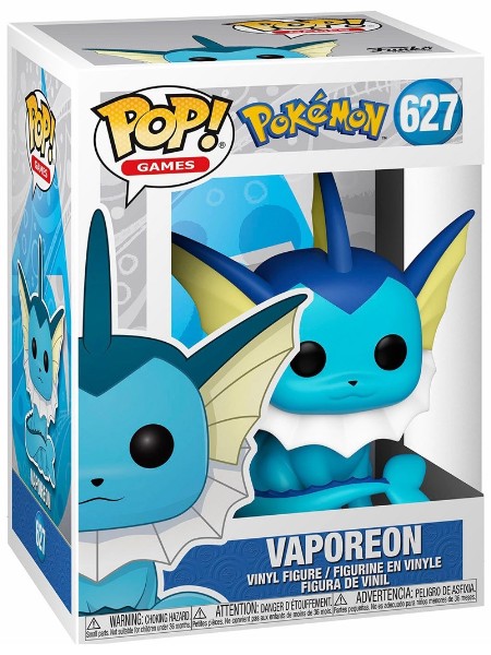 Funko POP #627 Pokemon Vaporeon Figure